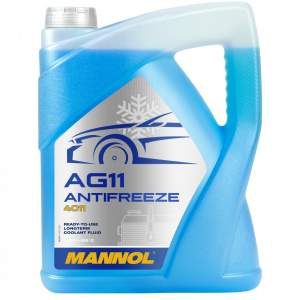 ضد یخ آبی مانول بلند مدت Antifreeze AG11 (-40 °C +125 °C) 5 لیتری