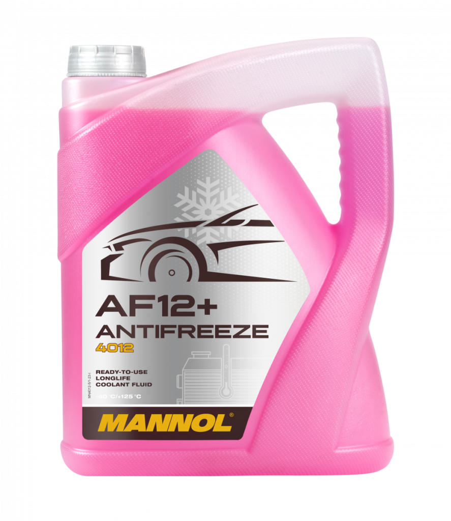 ضد یخ قرمز مانول های تک Antifreeze AF12+ (-40 °C+125 °C) 5 لیتر